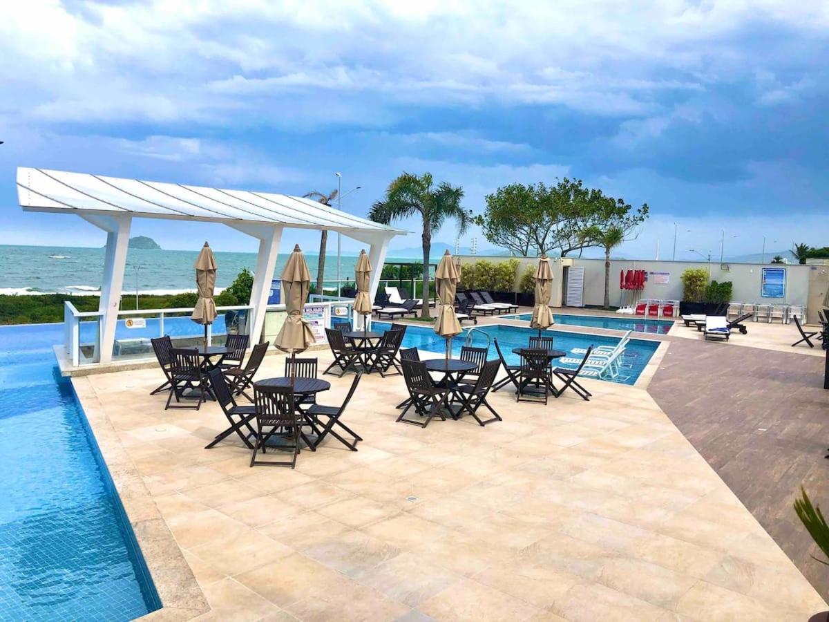 Ape Estilo Resort C/ Pe Na Areia E Vista Mar, Proximo Ao Beto Carrero Picarras Ngoại thất bức ảnh